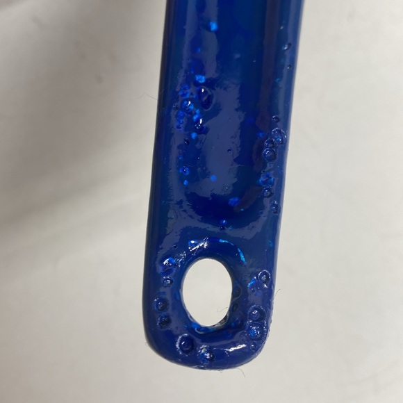 Copco Sauté Pan 8" Pan Skillet Cast Iron Enamel Michael Lax Denmark Blue 109E - Picture 15 of 17